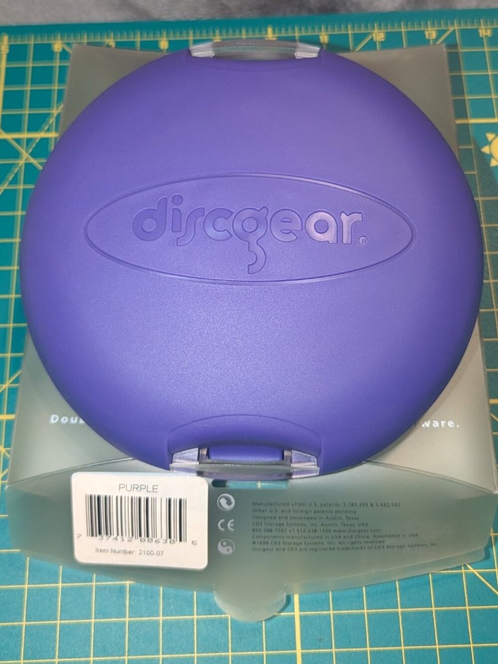 Discgear Double Sided Storage purple